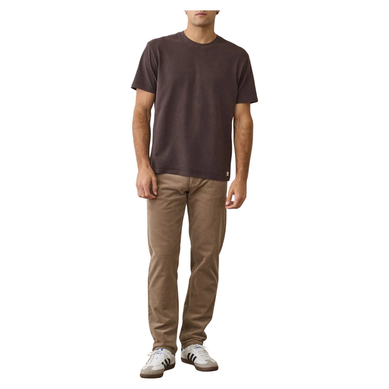 Relaxed Cloud 9 Sueded Jersey Tee – Coffee