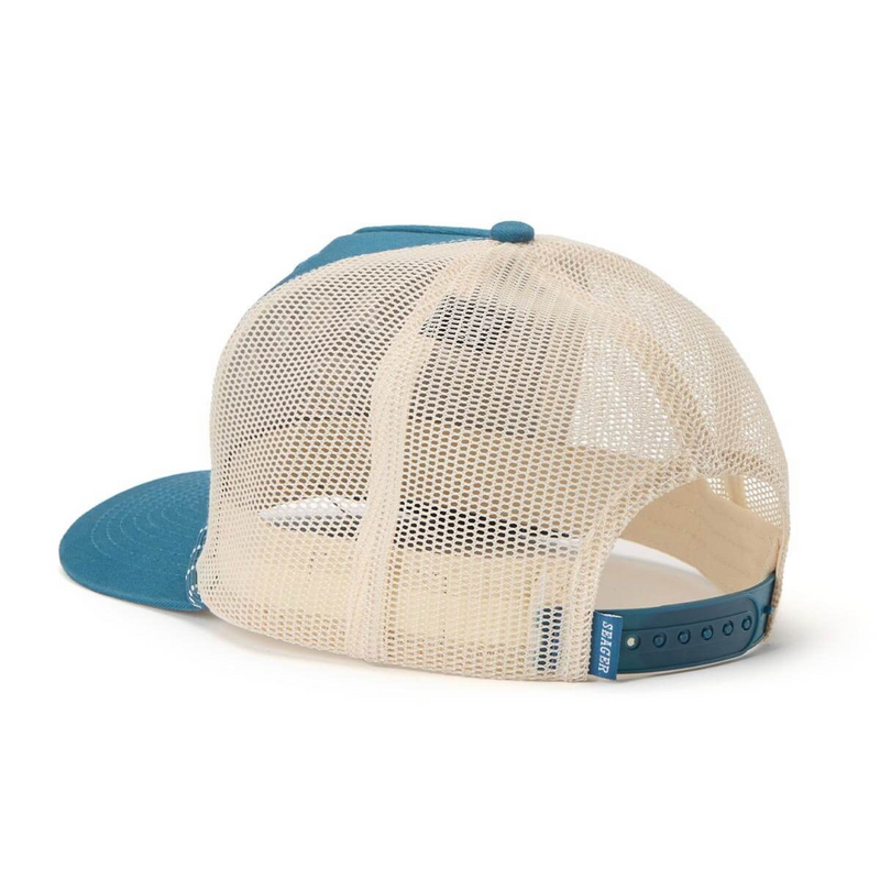 Branded Trucker Snapback – Blue