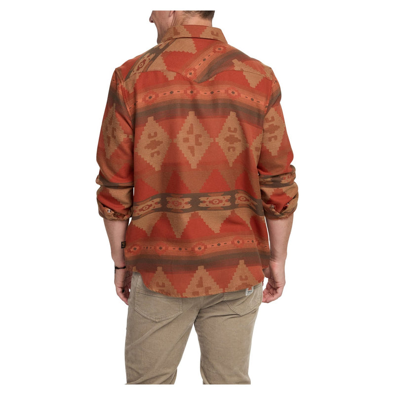 Sheridan Flannel – Mitla Motifs : Terracotta
