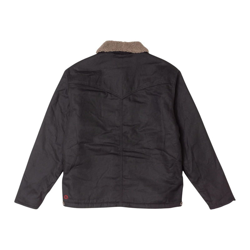 Sherpa Sherpherds Shirt in Waxed Canvas – Obsidian