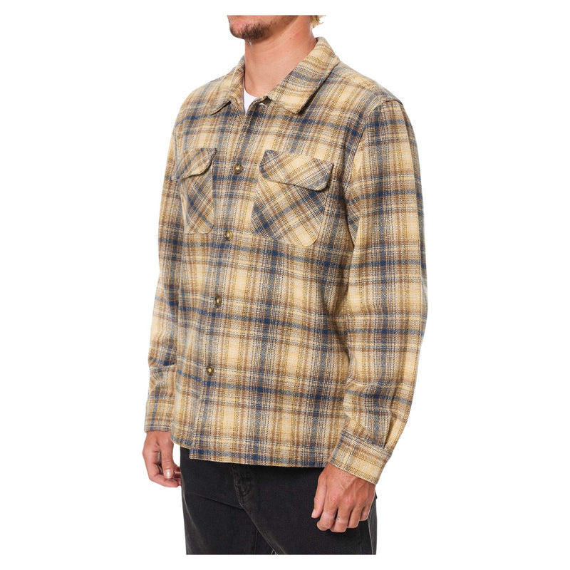 Shiloh Flannel – Dark Blue