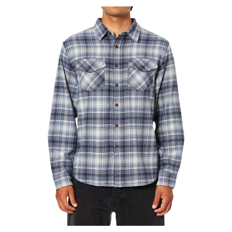 Sierra Flannel – Washed Blue