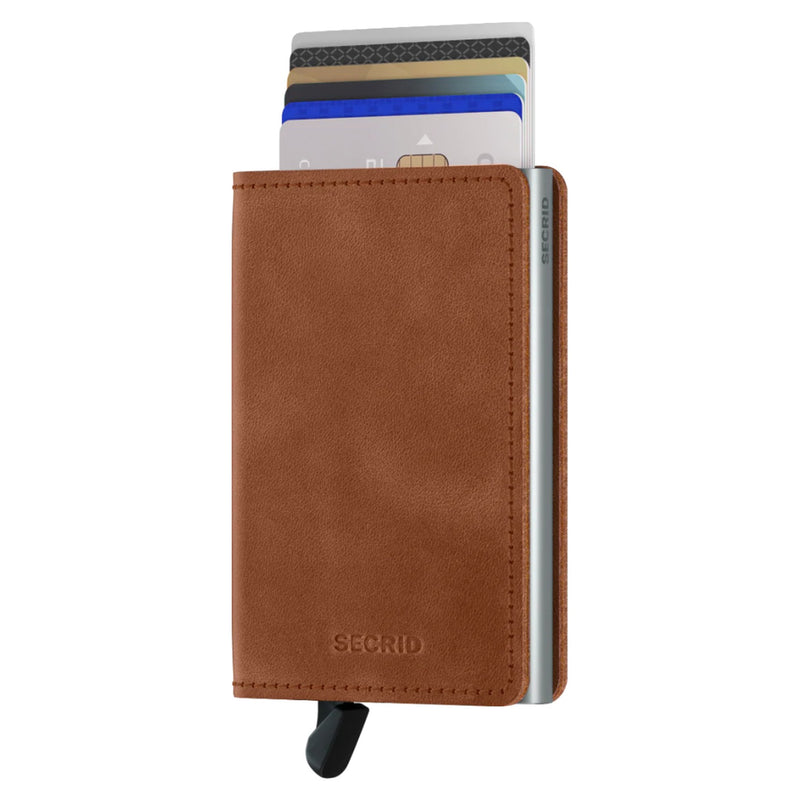 SlimWallet – Vintage Cognac - Sliver