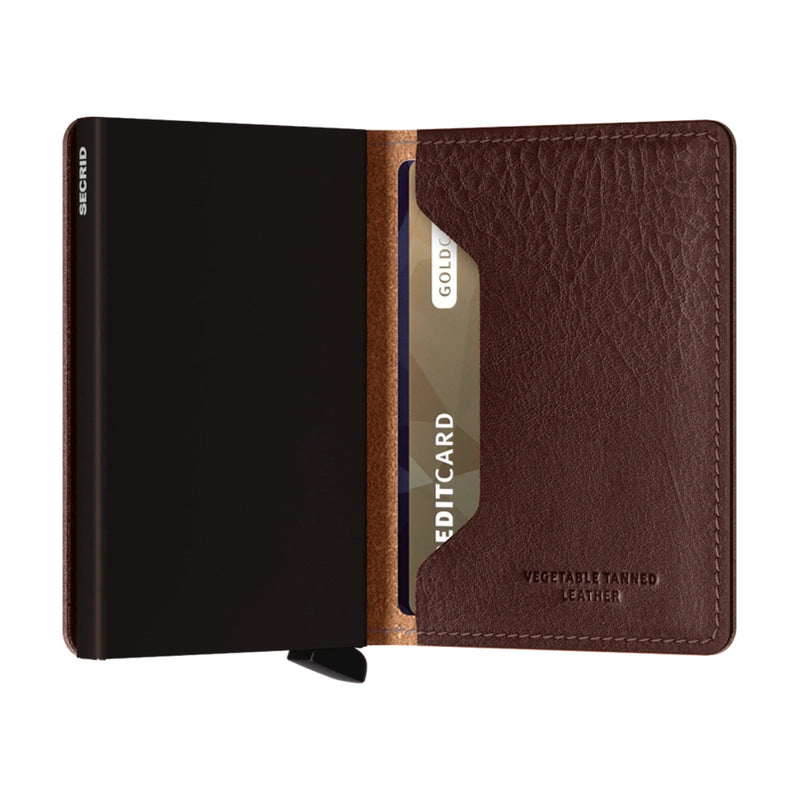 SlimWallet – Vegetable Tanned Espresso - Brown