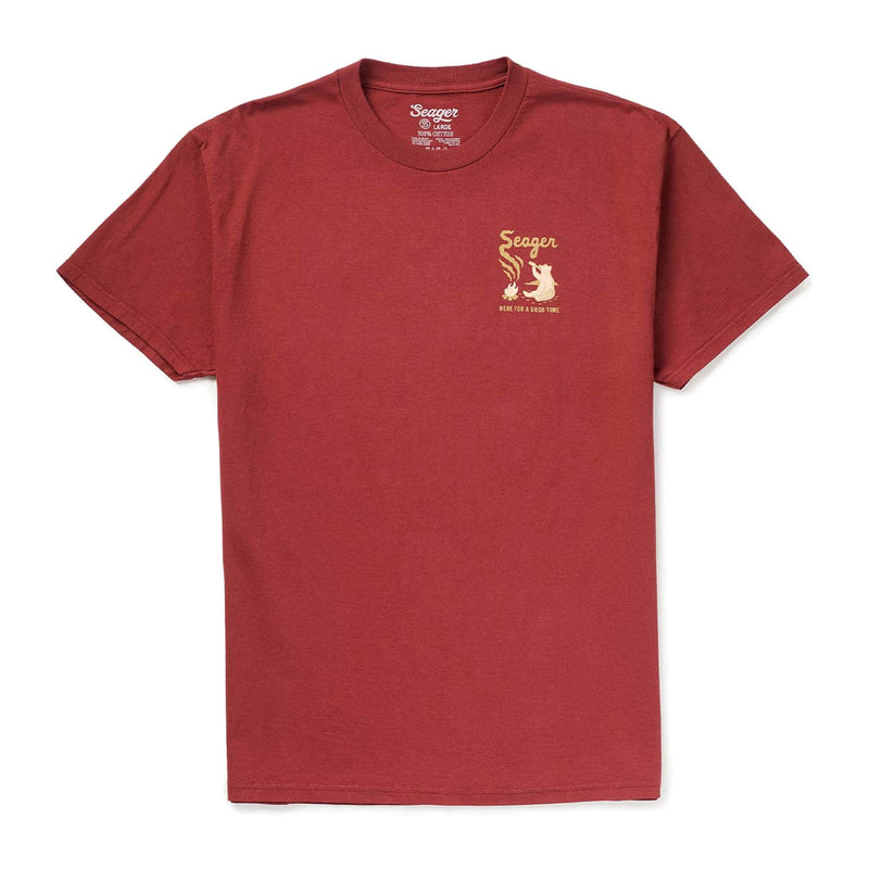 Smokey Tee – Color: Roasted Red