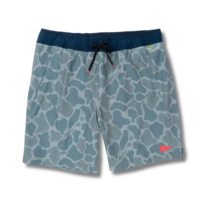 Standard Issue Elastic Short – Light Sea Blue Camo