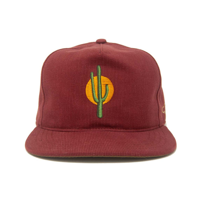 Sunset Cactus - Strapback – Brick Red