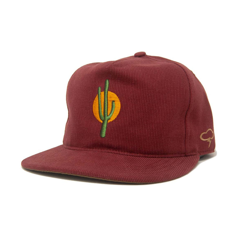 Sunset Cactus - Strapback – Brick Red