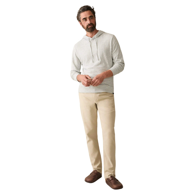 Sunwashed Slub Hoodie – Light Gray Heathe