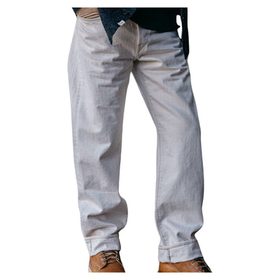 The Barrel Classic Straight - Natural Slub White 14oz