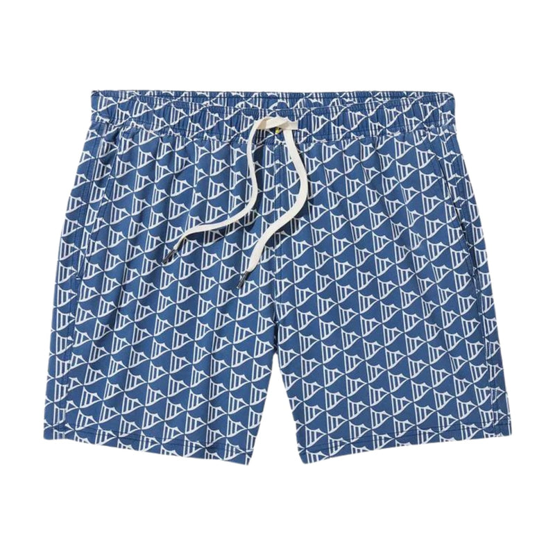 The Bungalow Trunk – Navy Windy Flags