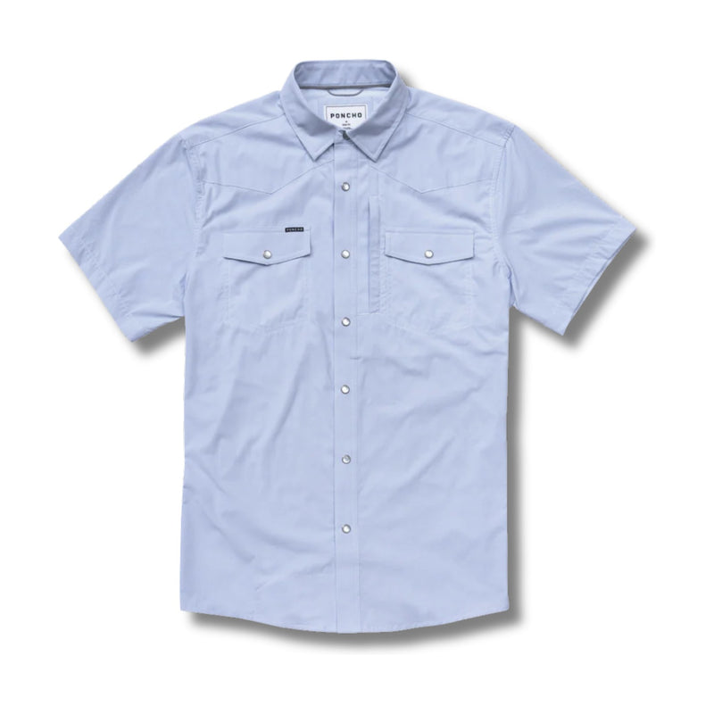 The Padre - Classic Fit – Blue Microcheck