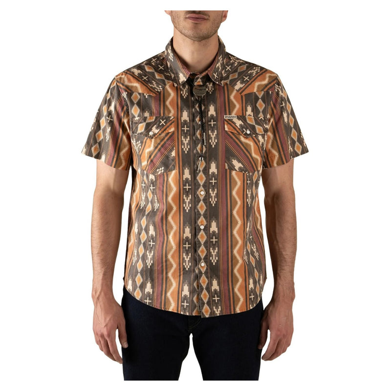 The Wyatt Pearl Snap Short Sleeve – Tempe Stripe