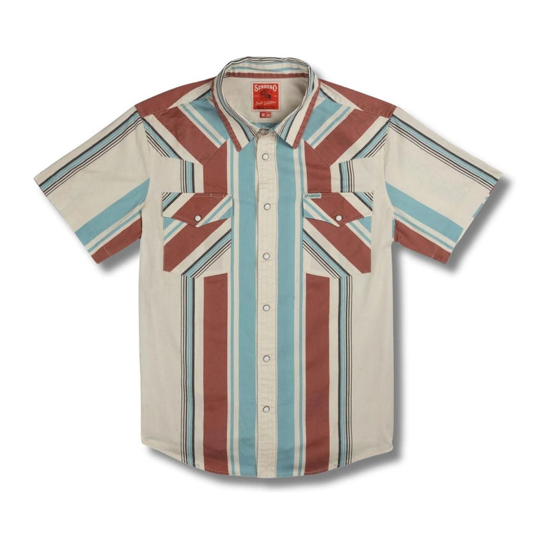 The Wyatt Pearl Snap Short Sleeve – Stagecoach Stripe