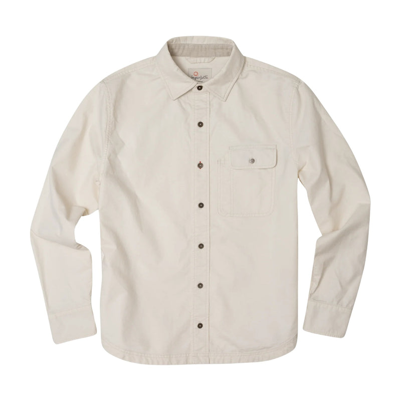 Tradesman Button Down in Oxford Cloth – Natural