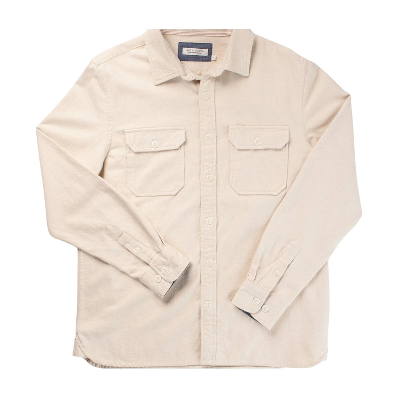 Winter Flannel - Utility Shirt – Ecru