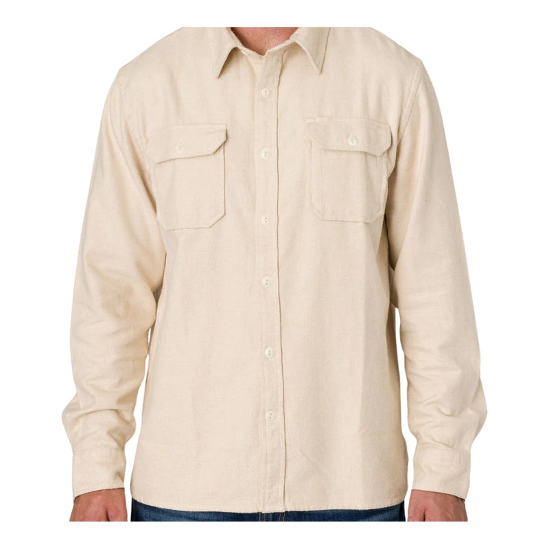 Winter Flannel - Utility Shirt – Ecru