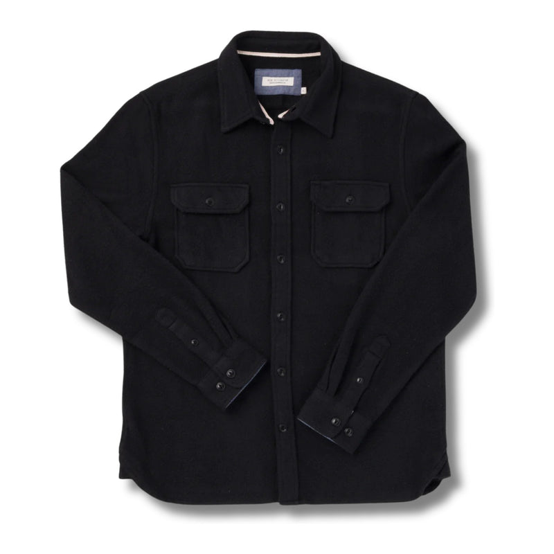 Winter Flannel - Utility Shirt – Black Houndstooth