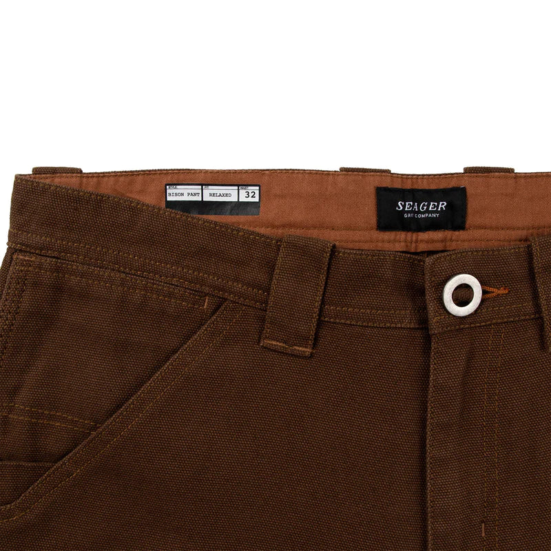 Bison Canvas Pant – Tobacco