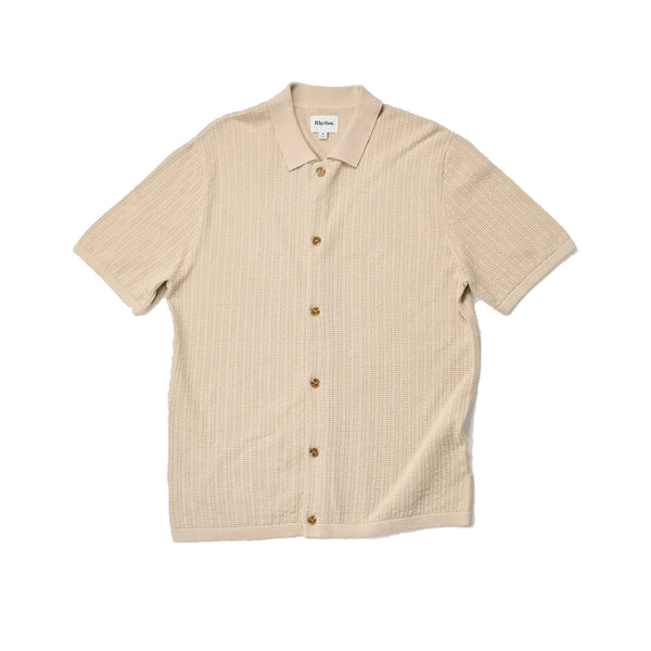 Textured Knit Ss Shirt