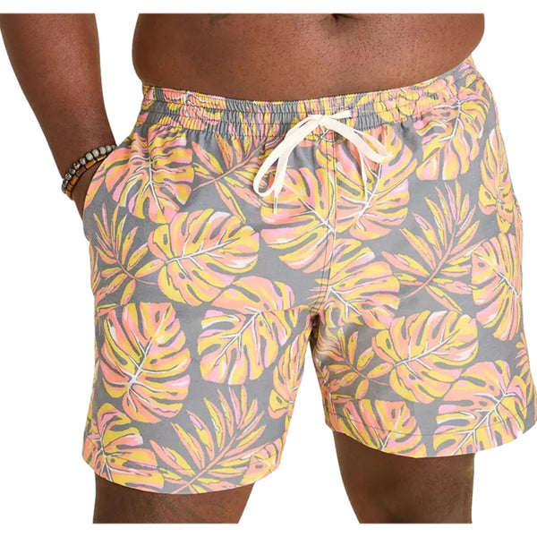 The Monstera Mixes 5.5" (Classic Lined Swim Trunk) - Rooster 