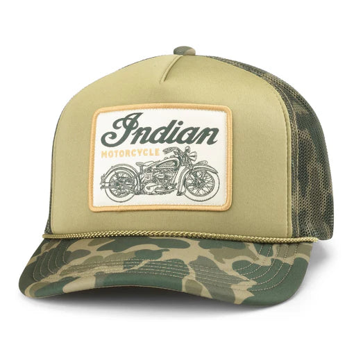 Ind Motorcycle Mallard Foamy - Rooster 