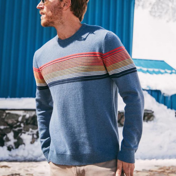 Archive Thompson Stripe Sweater - Rooster 