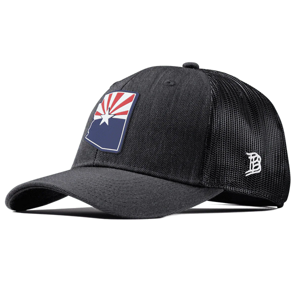 Arizona Patriot PVC Curved Trucker - Rooster 