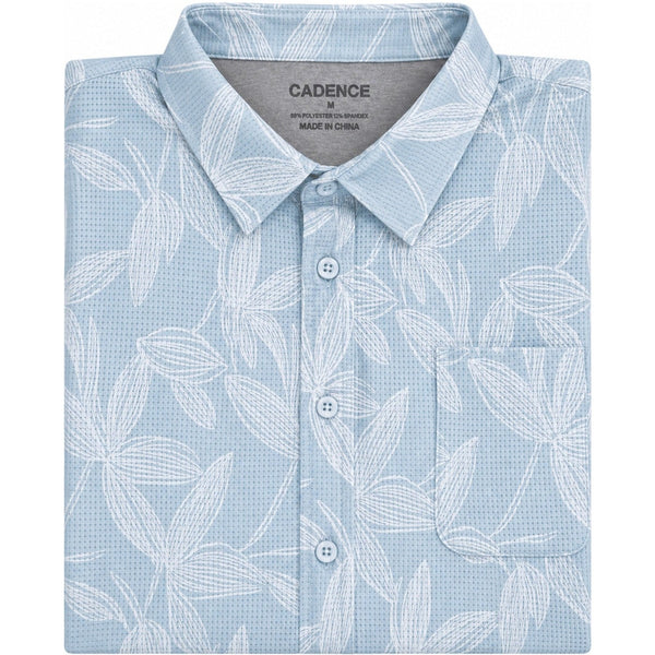 Flow Performance Button Down - Light Blue – Light Blue