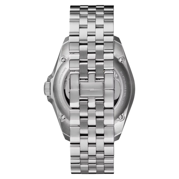 36mm Shinola Monster Circadian Silver Bracelet - Rooster 