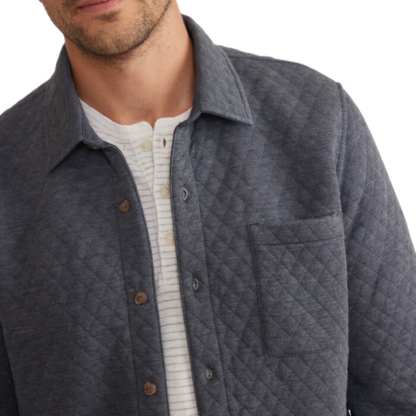 Corbet Quilted Overshirt - Rooster 