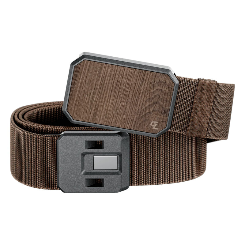 Groove Belt – Dark Earth/ Walnut