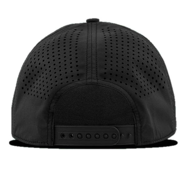 Curved 5 Panel Rope Black + White Rope - Rooster Bus