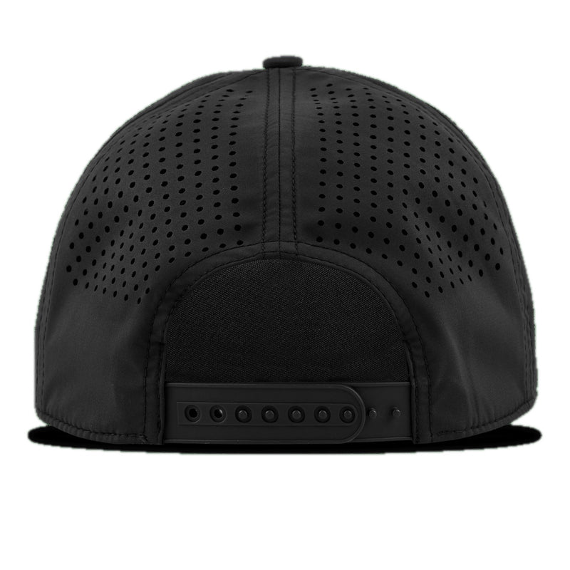 Curved 5 Panel Rope Black + White Rope - Rooster Bus