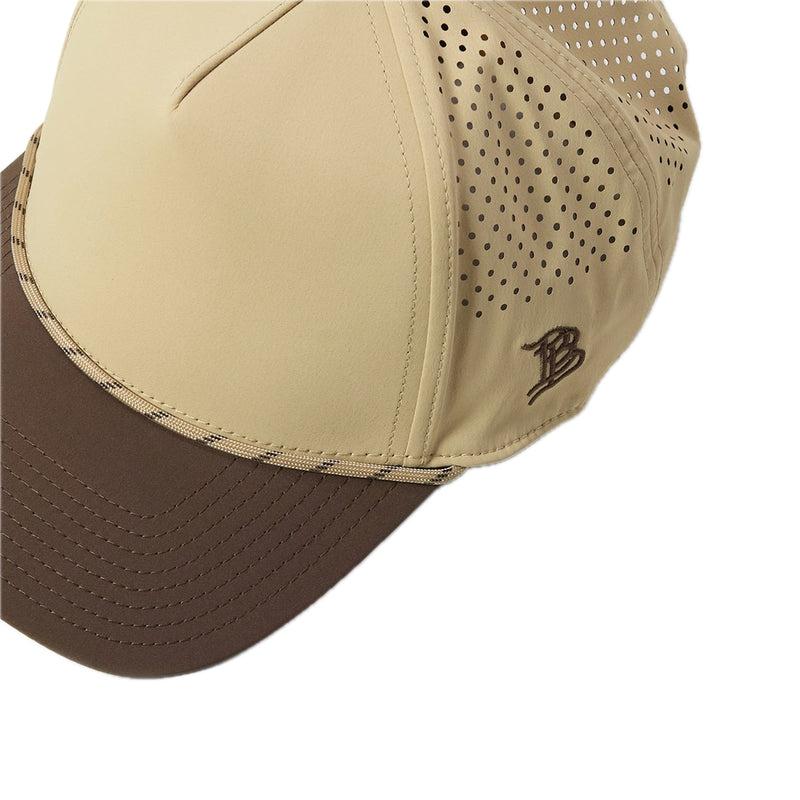 Curved 5 Panel Rope Desert/Brown + Desert Rope - Rooster Bus