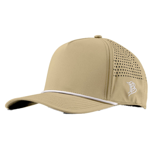 Curved 5 Panel Rope Desert + White Rope - Rooster Bus