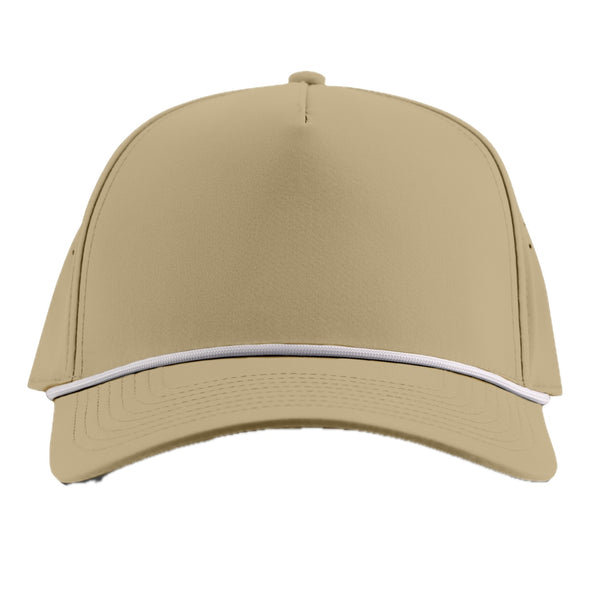 Curved 5 Panel Rope Desert + White Rope - Rooster Bus