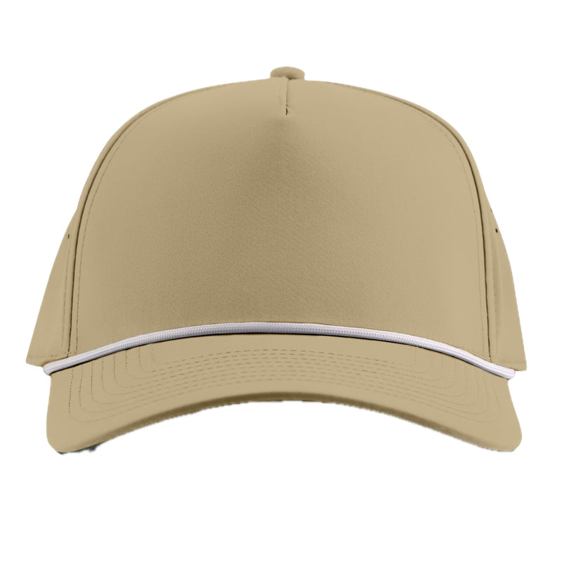 Curved 5 Panel Rope Desert + White Rope - Rooster Bus