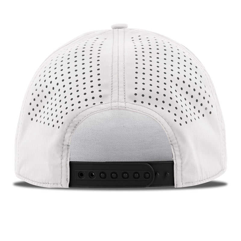 Curved 5 Panel Rope White/Black + White Rope - Rooster Bus