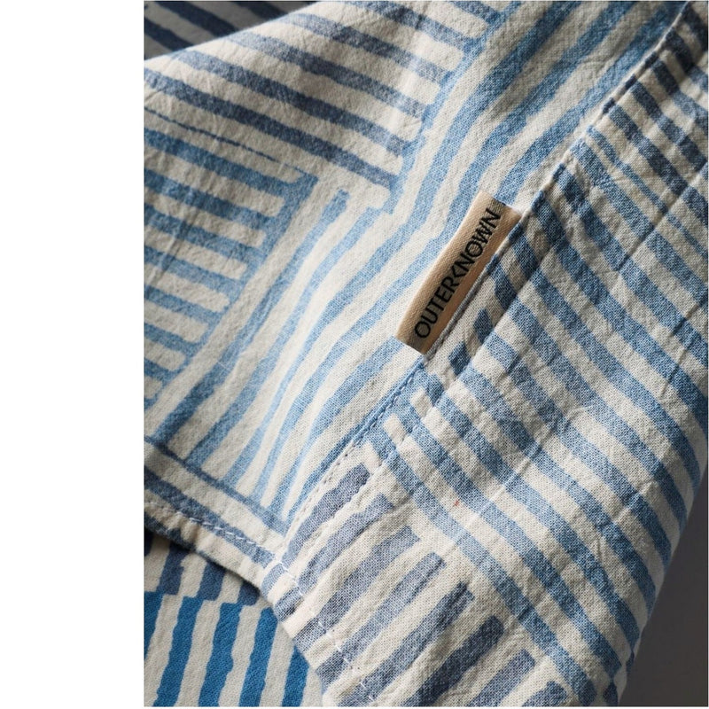 The S/S Studio Shirt – French Blue Stripework