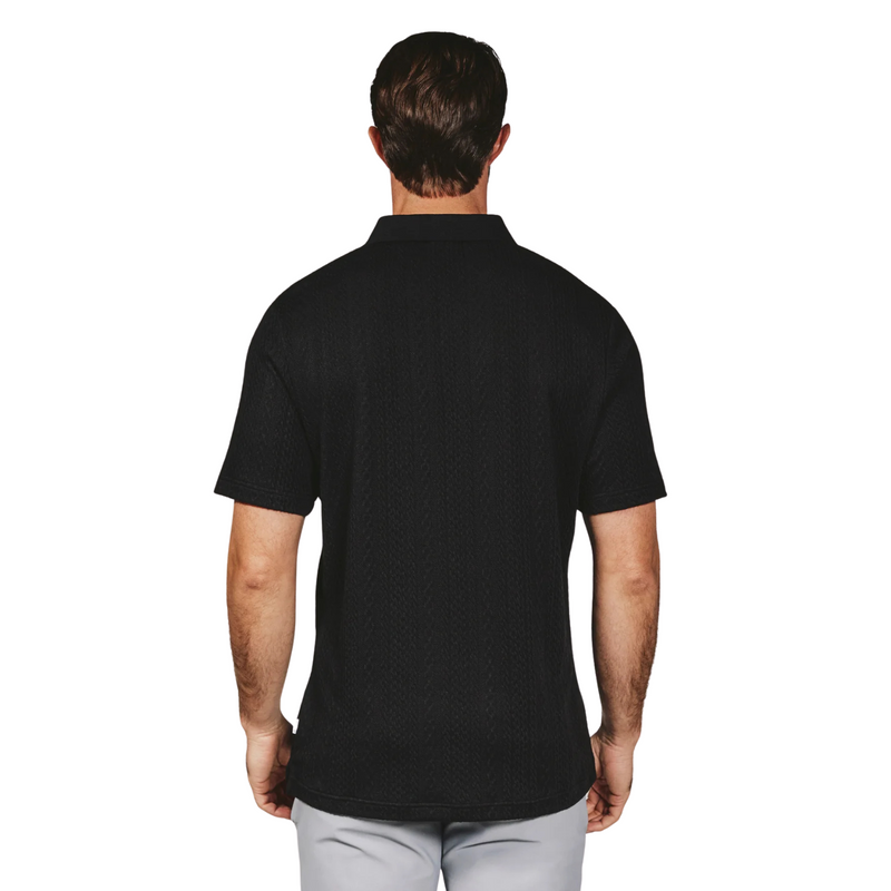 Zayne Sweater Polo – Black