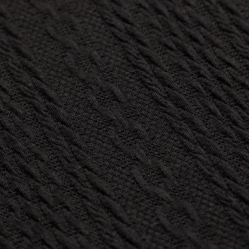 Zayne Sweater Polo – Black