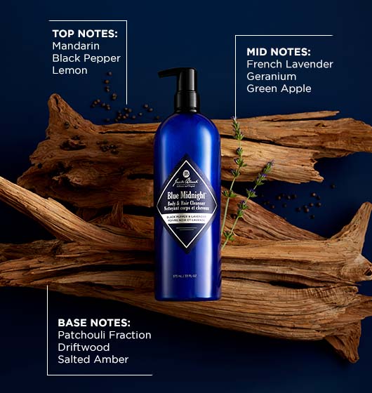 Blue Midnight Body & Hair Cleanser - Rooster 