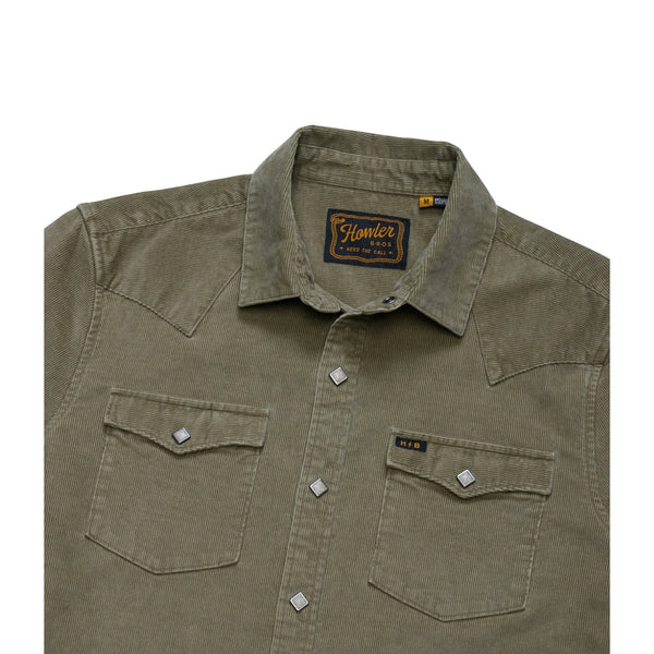 Banning Corduroy Snapshirt - Rooster 