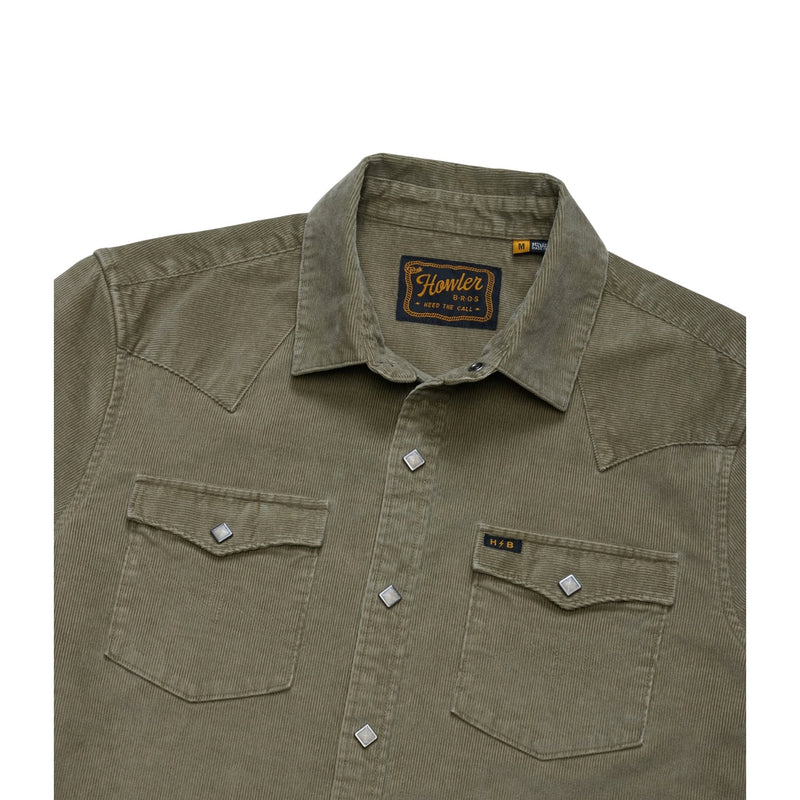 Banning Corduroy Snapshirt - Rooster 
