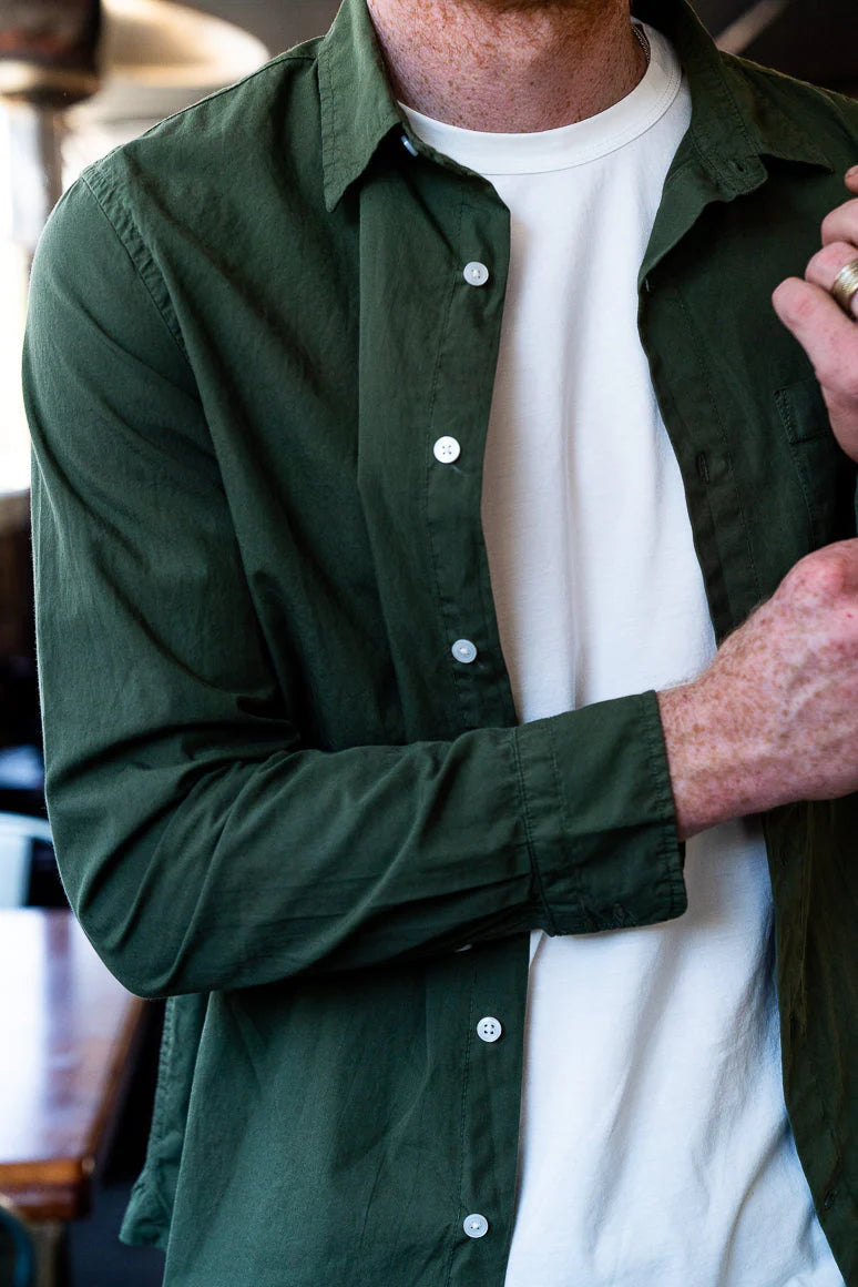 Poplin Shirt – Olive