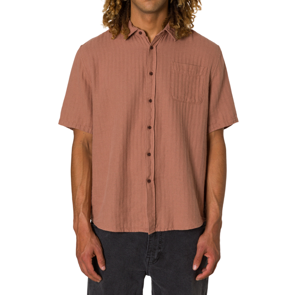 Alan Solid Shirt - Rooster 