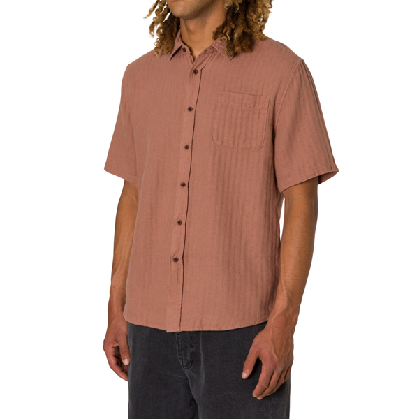 Alan Solid Shirt - Rooster 