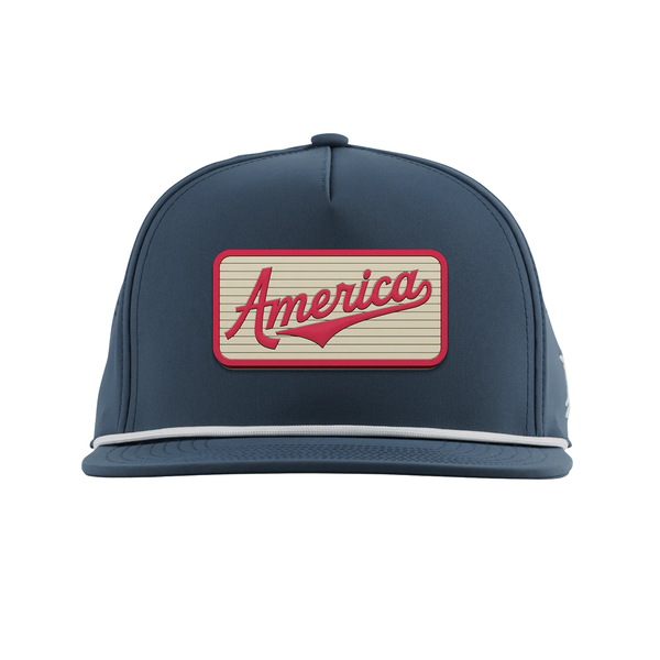 America Badge Flat 5 Panel Rope - Rooster 