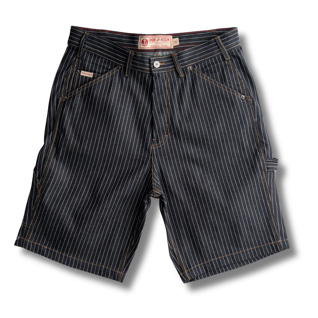 Dennis Striped Denim Short - Rooster 